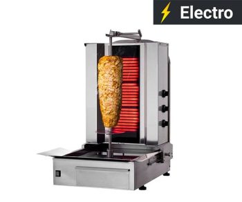 Grilles pour kebab électriques - Moteur en bas