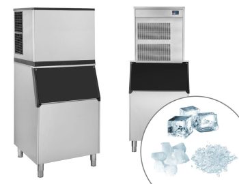 Machines à glaçons avec bac de stockage de glace - Fixe