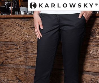 KARLOWSKY | Pantalon chino pour Femme Noir
