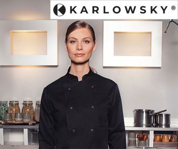 KARLOWSKY | Vestes de cuisine Basic avec boutons-pression
