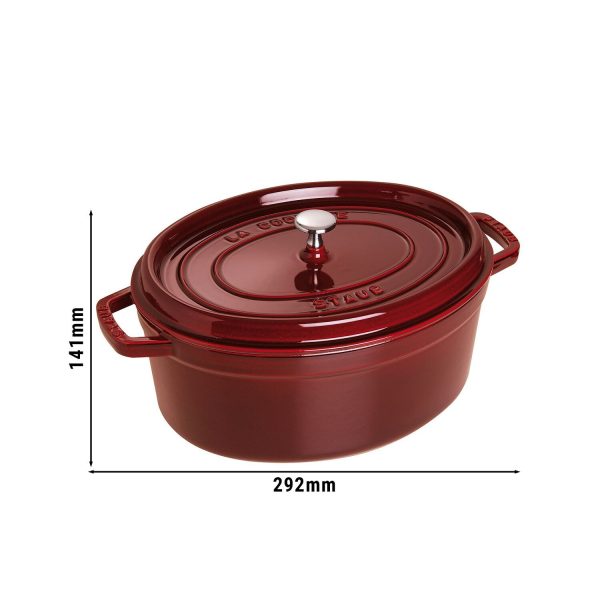 STAUB | LA COCOTTE - Cocotte - Ø 230mm - Fonte - Grenadine-Rouge