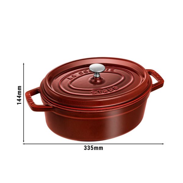 STAUB | LA COCOTTE - Cocotte - Ø 270 mm - Fonte - Rouge Grenadine