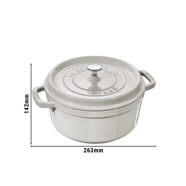 STAUB | LA COCOTTE - Cocotte - Ø 200mm - Fonte - Truffe blanche