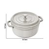 STAUB | LA COCOTTE - Cocotte - Ø 260mm - Fonte - Truffe blanche