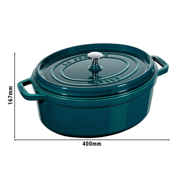 STAUB | LA COCOTTE - Cocotte - ovale - 330mm - Fonte - La-Mer