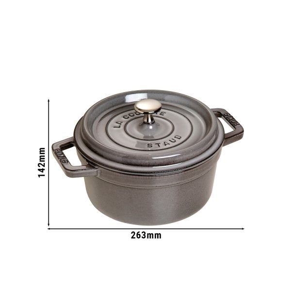 STAUB | LA COCOTTE - Cocotte - Ø 200mm - Fonte - Gris graphite