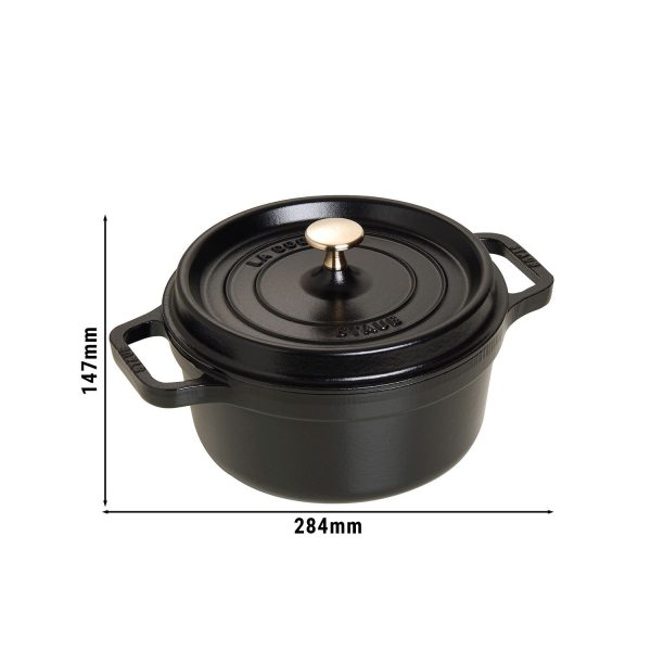 STAUB | LA COCOTTE - Cocotte - Ø 220mm - Fonte - Noir