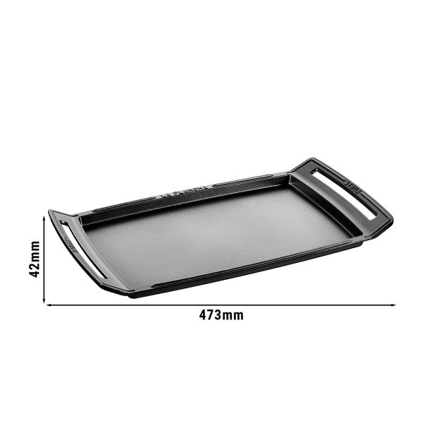 STAUB | PANS - Plancha - 380x220mm - Fonte - Noir