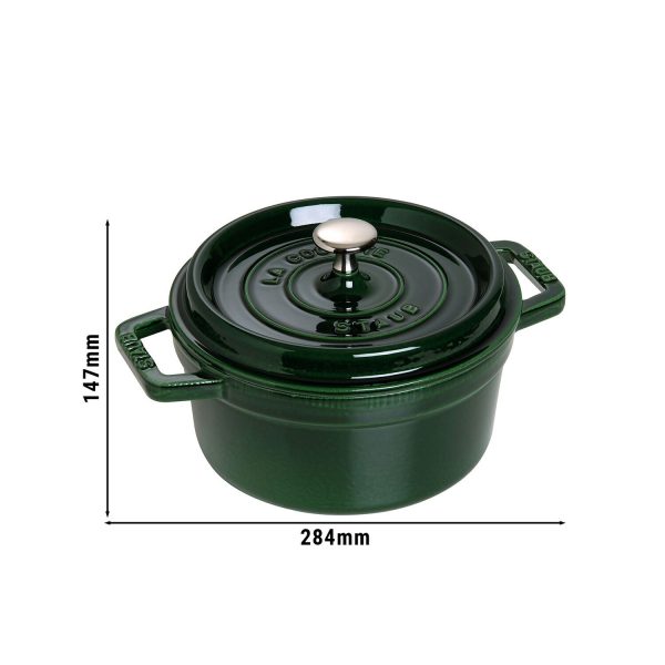 STAUB | LA COCOTTE - Cocotte - Ø 220mm - Fonte - Vert basilic