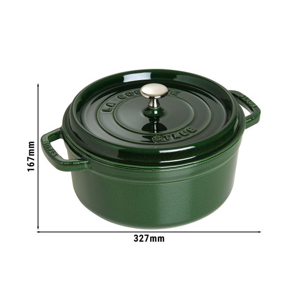 STAUB | LA COCOTTE - Cocotte - Ø 260mm - Fonte - Vert basilic