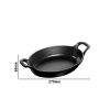 STAUB | SPECIALITIES - Plat à gratin - ovale - 210mm - Fonte - Noir