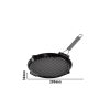 STAUB | GRILL PANS - Poêle à griller avec bec verseur - Ø 280mm - Fonte - Noir