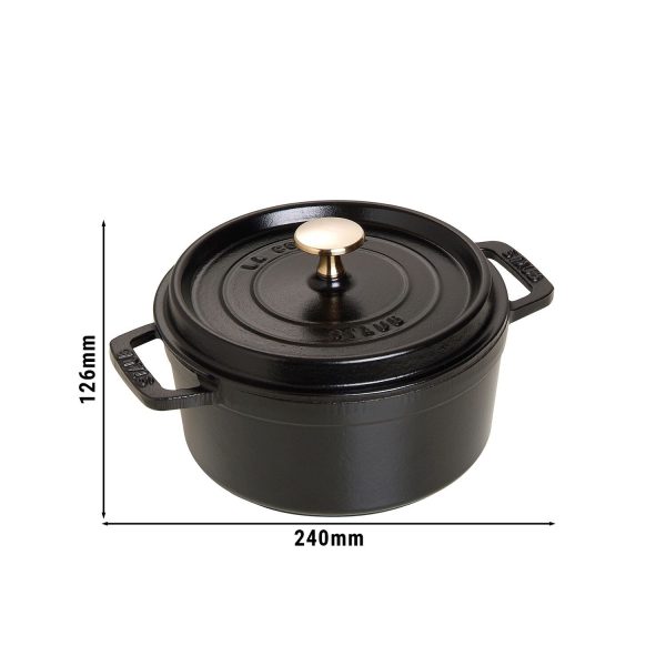 STAUB | LA COCOTTE - Cocotte - Ø 180mm - Fonte - Noir