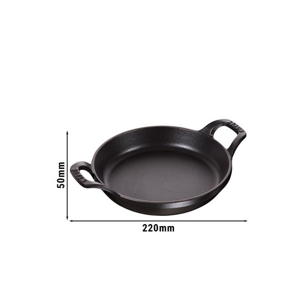 STAUB | SPECIALITIES - Plat à four - Ø 160mm - Fonte - Noir