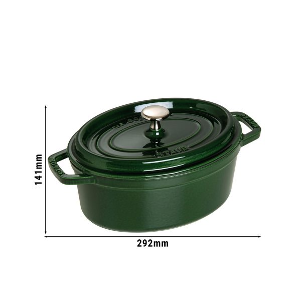 STAUB | LA COCOTTE - Cocotte - Ø 230 mm - Fonte - Vert basilic