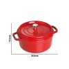 STAUB | LA COCOTTE - Cocotte - Ø 200mm - Fonte - Rouge cerise