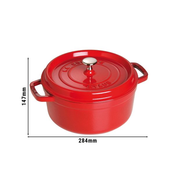 STAUB | LA COCOTTE - Cocotte - Ø 220mm - Fonte - Rouge cerise