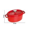 STAUB | LA COCOTTE - Cocotte - ovale - 230mm - Fonte - Rouge cerise