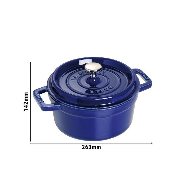 STAUB | LA COCOTTE - Cocotte - Ø 200mm - Fonte - Bleu foncé