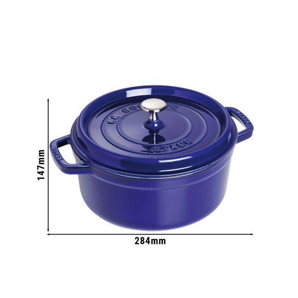 STAUB | LA COCOTTE - Cocotte - Ø 220mm - Fonte - Bleu foncé