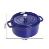 STAUB | LA COCOTTE - Cocotte - Ø 260mm - Fonte - Bleu foncé