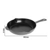 STAUB | PANS - Poêle à frire avec bec verseur - Ø 260mm - Fonte - Gris graphite