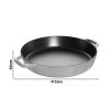 STAUB | PANS - Poêle à paella - Ø 340 mm - Fonte - Gris graphite