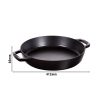 STAUB | PANS - Poêle à paella - Ø 340 mm - Fonte - Noir