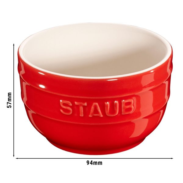 STAUB | CERAMIQUE - Set de moules - 2 pcs - Céramique - Rouge cerise