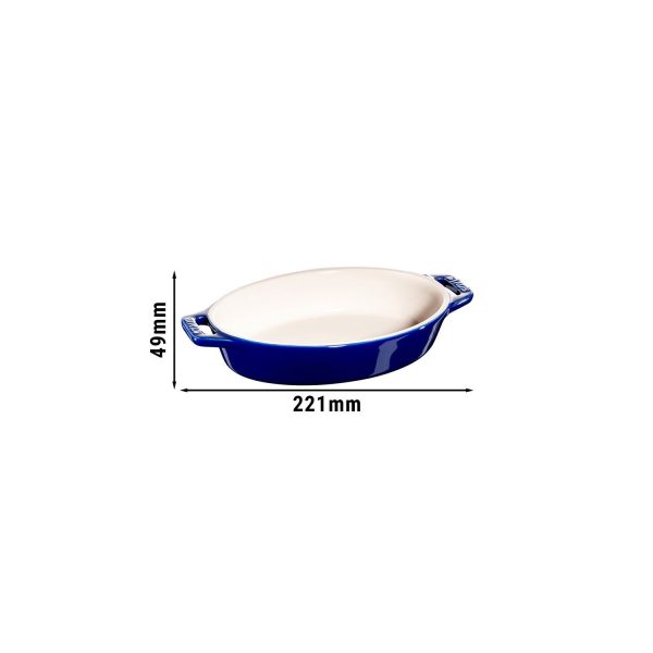 STAUB | CERAMIQUE - Plat à four - 170mm - Céramique - Bleu foncé