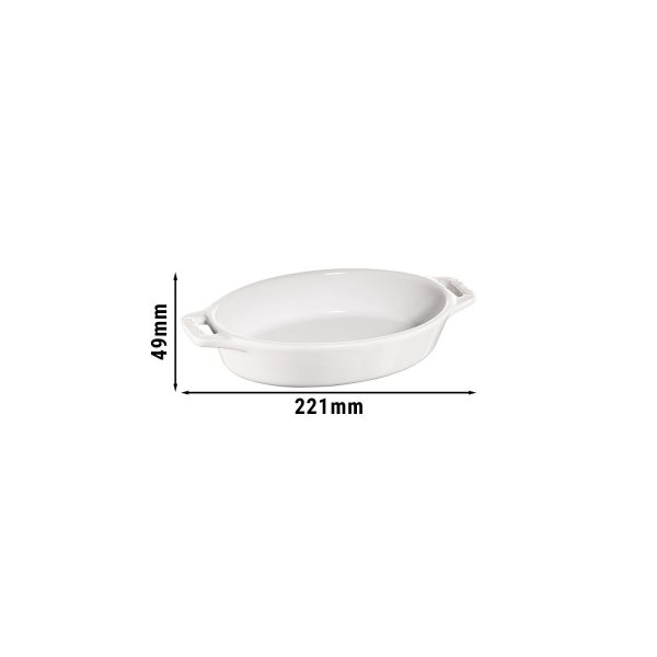 STAUB | CERAMIQUE - Plat à four - 170mm - Céramique - Blanc pur