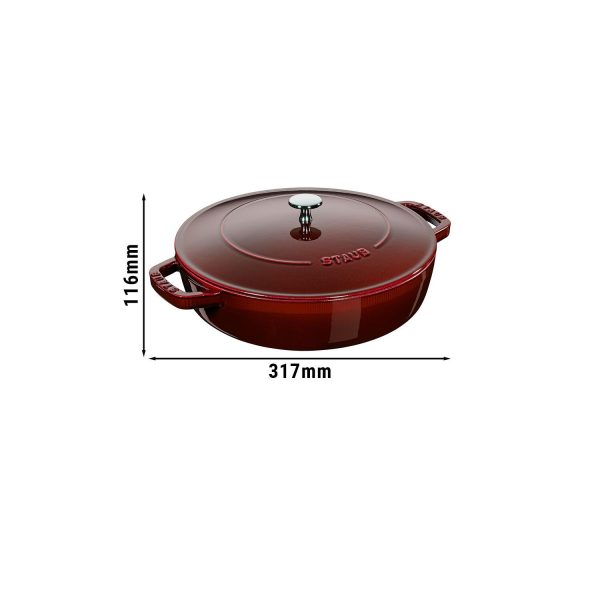 STAUB | Bouton - Vache - Acier inoxydable