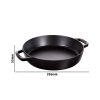 STAUB | PANS - Poêle à frire - Ø 260mm - Fonte - Noir