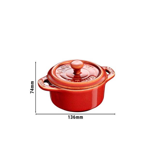 STAUB | CERAMIQUE - Mini cocotte - Ø 100mm - ronde - céramique - Cuivre antique