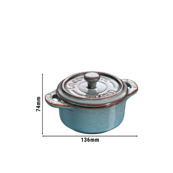 STAUB | CERAMIQUE - Mini Cocotte - Ø 100mm - ronde - Céramique - Cuivre antique