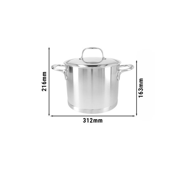 DEMEYERE | ATLANTIS 7 - Casserole avec couvercle - Ø 200mm - Acier inoxydable