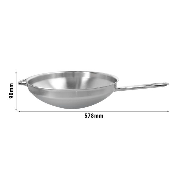 DEMEYERE | APOLLO 7 - Wok à fond plat - Ø 320mm - Inox