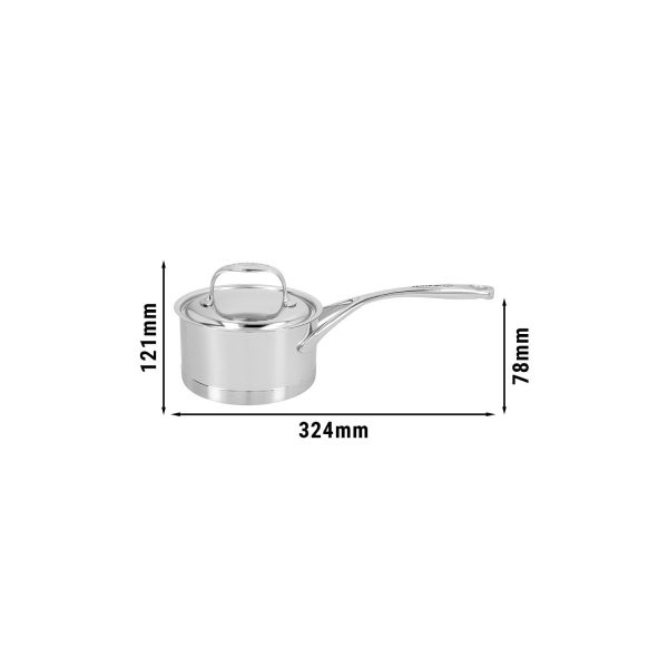 DEMEYERE | ATLANTIS 7 - Casserole avec couvercle - Ø 140mm - Acier inoxydable