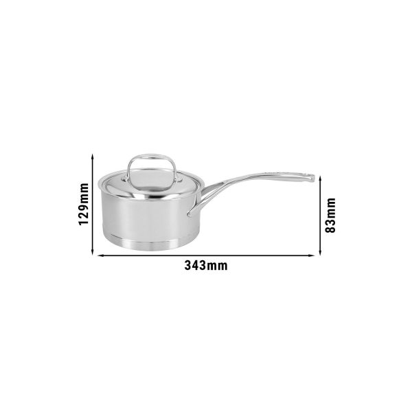 DEMEYERE | ATLANTIS 7 - Casserole avec couvercle - Ø 160mm - Acier inoxydable