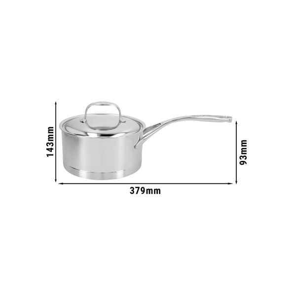 DEMEYERE | ATLANTIS 7 - Casserole avec couvercle - Ø 180mm - Acier inoxydable