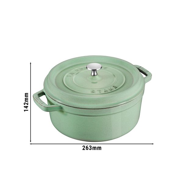 STAUB | LA COCOTTE - Cocotte - Ø 200mm - Fonte - Vert sauge