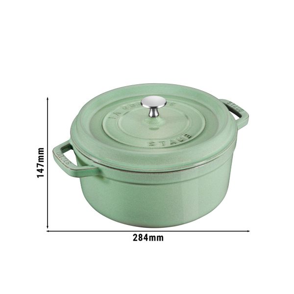 STAUB | LA COCOTTE - Cocotte - Ø 220mm - Fonte - Vert sauge