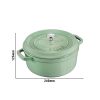 STAUB | LA COCOTTE - Cocotte - Ø 180mm - Fonte - Vert sauge