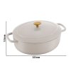 STAUB | LA COCOTTE - Cocotte - ovale - 290mm - Fonte - Ivoire-Blanc