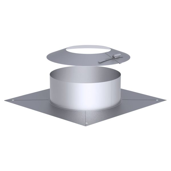 Solin toit plat avec collerette - Ø 200 mm