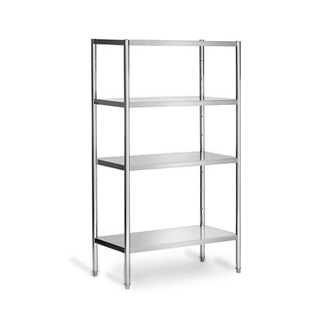 Etagère en inox PREMIUM - 1000x490mm - avec 4 étagères (RÉGLABLE)