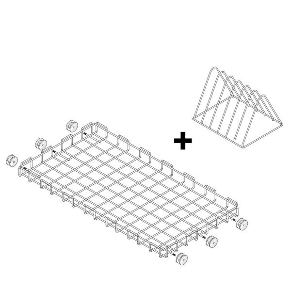 Panier pour lave-vaisselle à pot - 615x1150mm