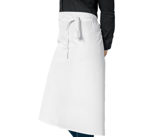 (5 pièces) Tablier Bistro - blanc - longueur: 90 cm