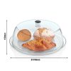 Plateau Rond avec cloche transparente