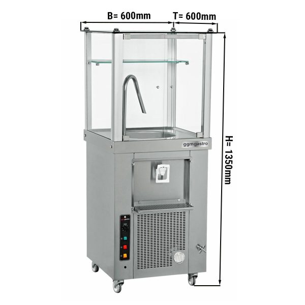 Machine à ayran - 40 litres - Acier inoxydable